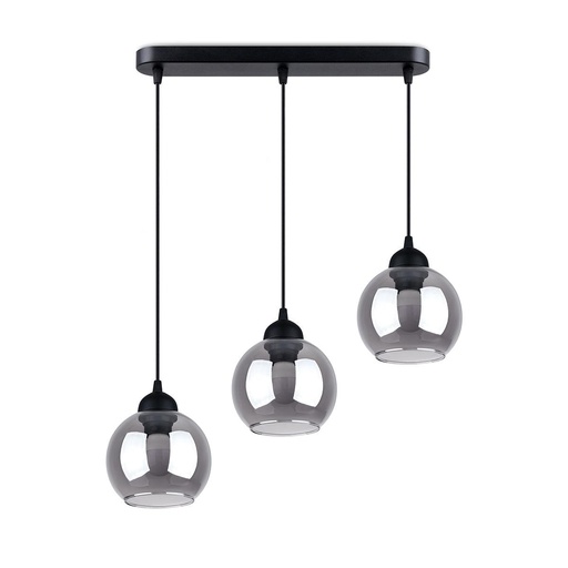 [SL.1142] ALINO 3 Black Suspension Lamp