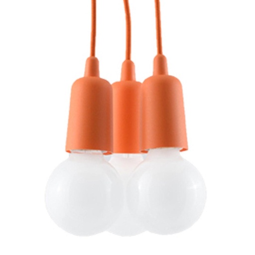 [SL.0585] DIEGO 3 pendant lamp orange