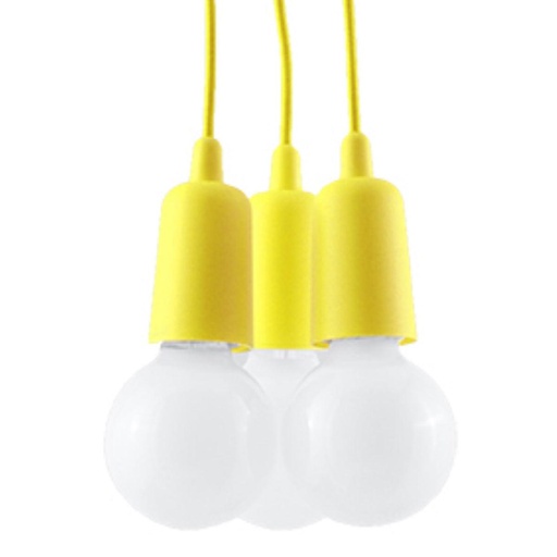 [SL.0579] DIEGO 3 pendant lamp yellow