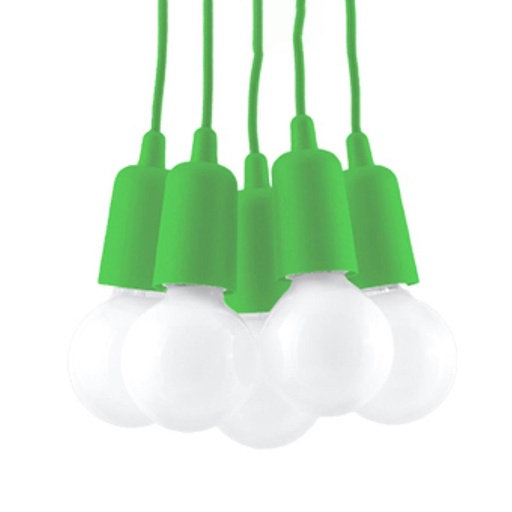 [SL.0583] DIEGO 5 pendant lamp green