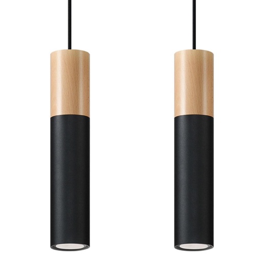 [SL.0633] PABLO 2 pendant lamp black