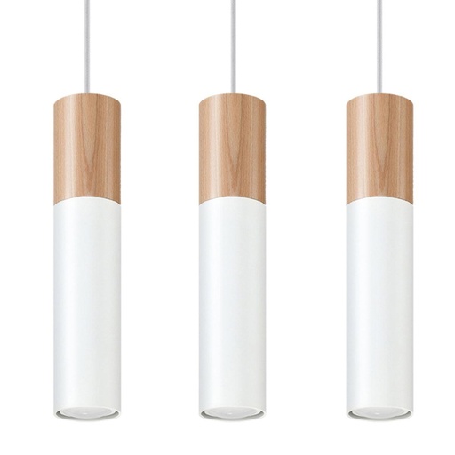 [SL.0630] PABLO 3 pendant lamp white