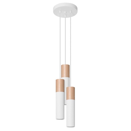 [SL.1013] PABLO 3P pendant lamp white