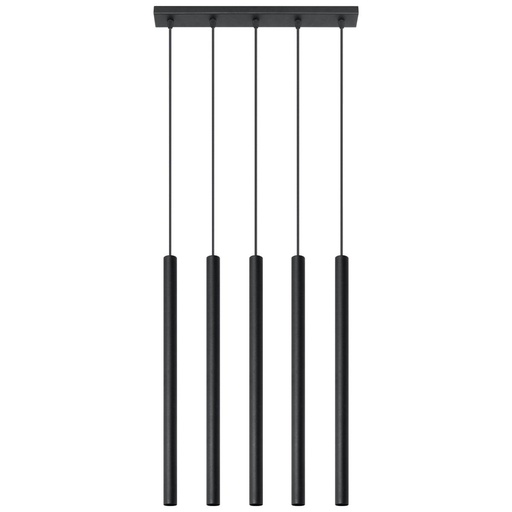 [SL.0472] PASTELO 5 Black Suspension Lamp