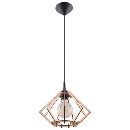 [SL.0393] POMPELMO pendant lamp in natural wood