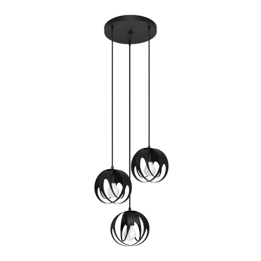 [SL.1088] TULOS 3P pendant lamp black