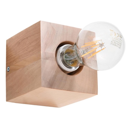 [SL.0676] ARIZ wall lamp in natural wood
