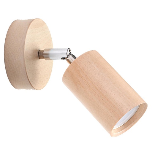 [SL.0701] BERG wall lamp in natural wood