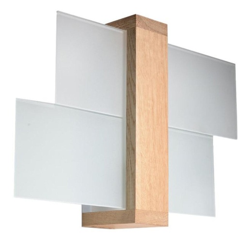 [SL.0077] FENIKS 1 wall lamp in natural wood