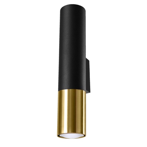 [SL.0950] LOOPEZ wall lamp black/gold