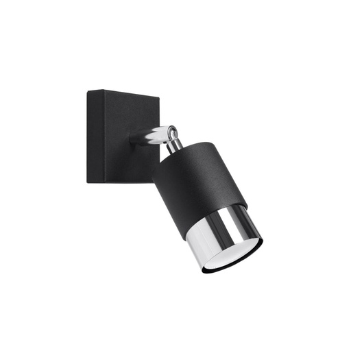 [SL.1064] NERO black/chrome wall lamp
