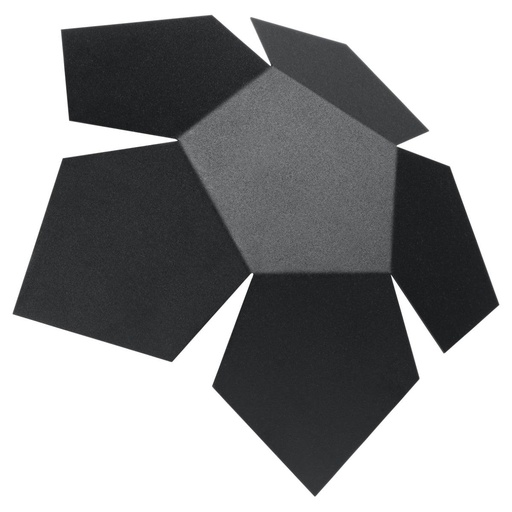 [SL.0423] PENTA wall lamp black