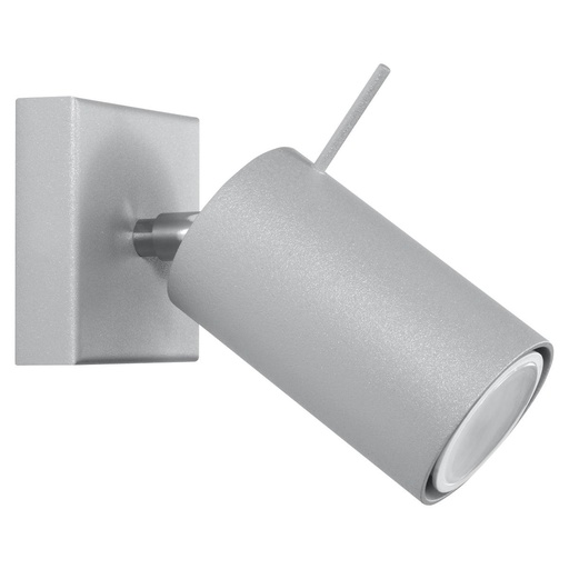 [SL.0449] RING 1 wall lamp grey