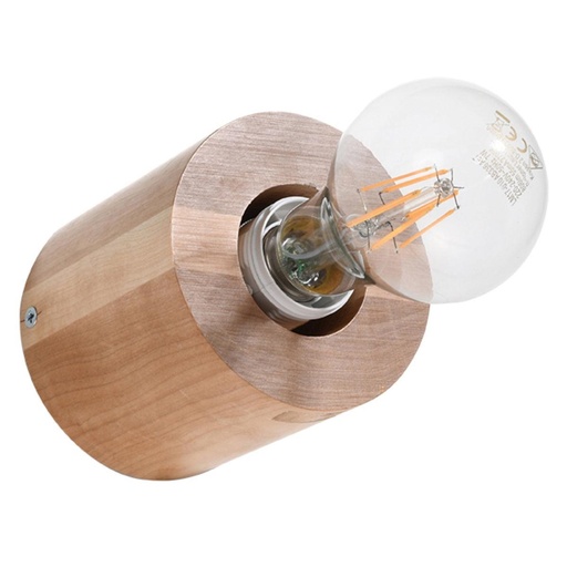 [SL.0673] SALGADO wall lamp in natural wood