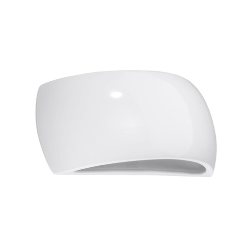 [SL.1025] PONTIUS gloss white painted wall lamp