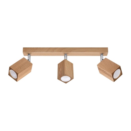 [SL.1037] KEKE 3 oak ceiling light
