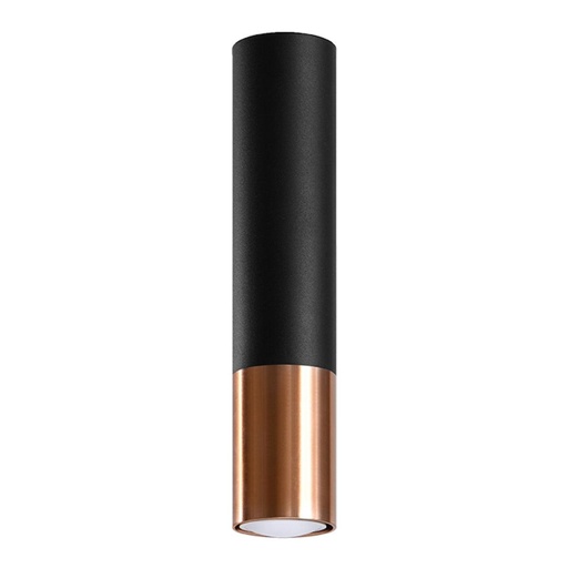 [SL.0945] LOOPEZ ceiling light black/copper