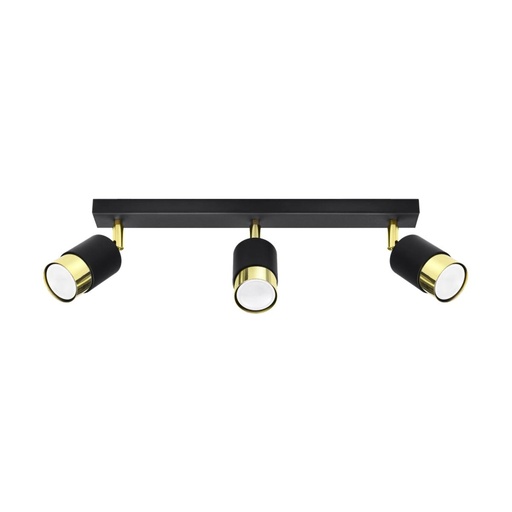[SL.1071] NERO 3 ceiling light black/gold