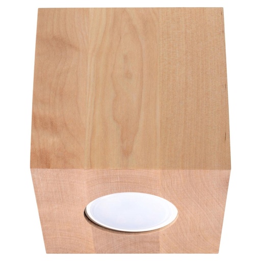 [SL.0493] QUAD ceiling light in natural wood