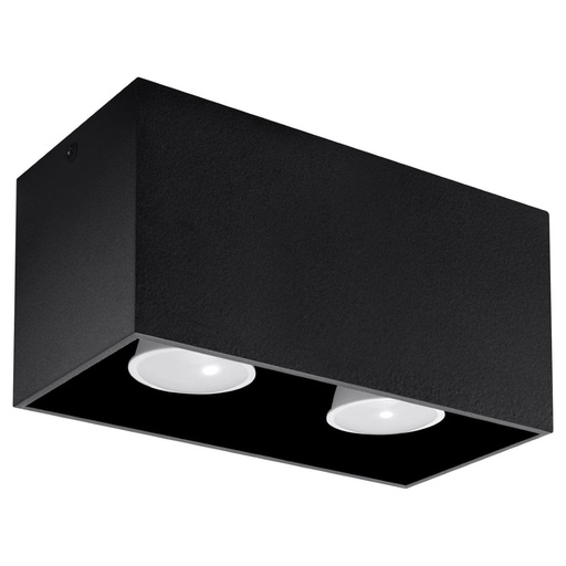 [SL.0381] QUAD ceiling light black