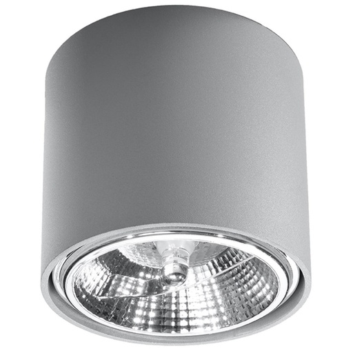 [SL.0696] TIUBE ceiling light grey