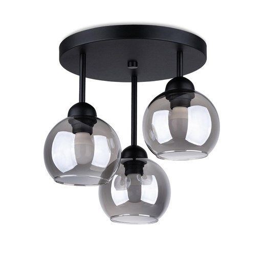 [SL.1140] ALINO 3 black chandelier