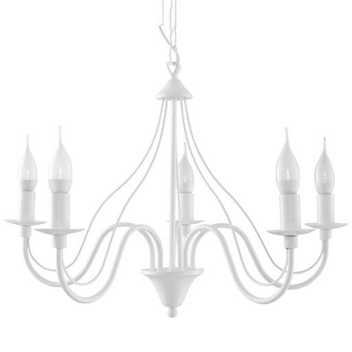 [SL.0214] MINERWA 5 chandelier white