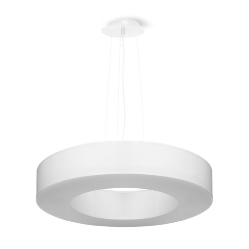 [SL.0749] SATURNO SLIM 50 White Chandelier