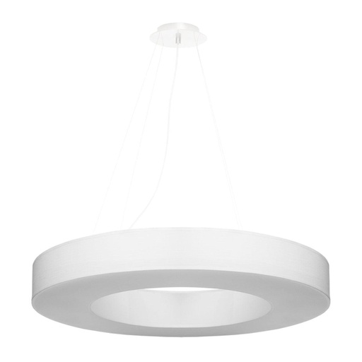 [SL.0753] SATURNO SLIM 70 White Chandelier
