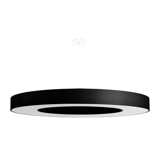 [SL.0798] SATURNO SLIM 90 black chandelier