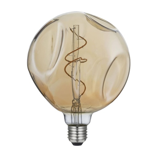 [8055681811386] Golden Bumped LED Bulb Globe G140 Filament Spiral 5W 250Lm