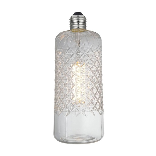 [8055681815469] Demetra Linea Crystal 6W 600Lm E27 2700K Transparent LED Bulb