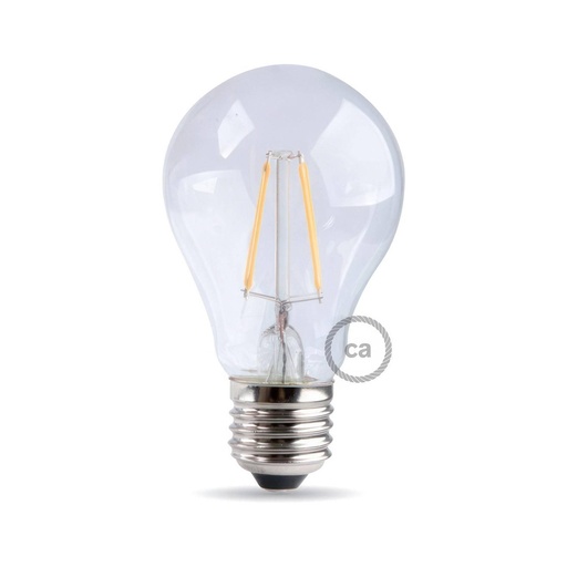 [8055681811898] LED Bulb Transparent Drop 7W 806Lm E27 2700K