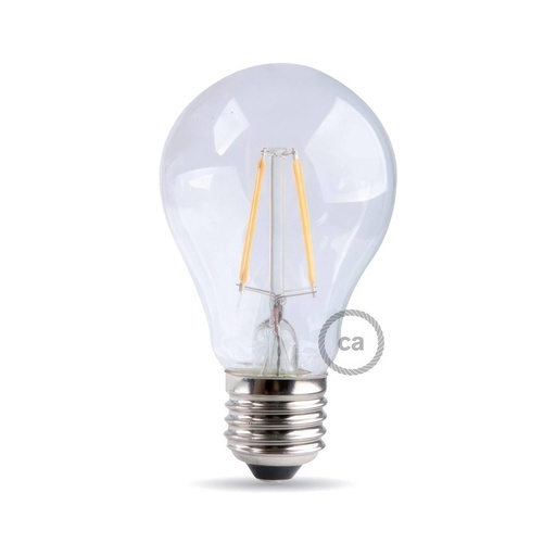 [8055681812727] LED Bulb Transparent Drop 8W 1050Lm E27 2700K