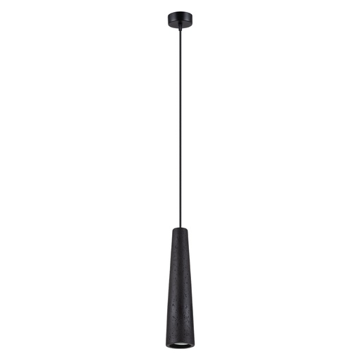 [SL.1355] Pendant lamp ELECTRA black concrete