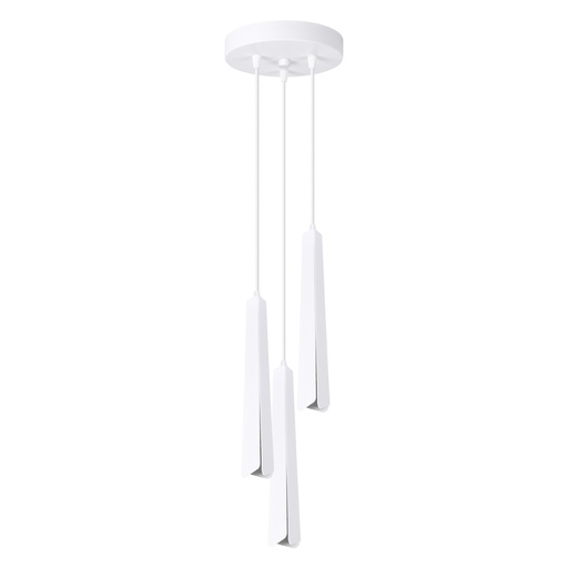 [SL.1398] Pendant lamp PRYSM 3P white