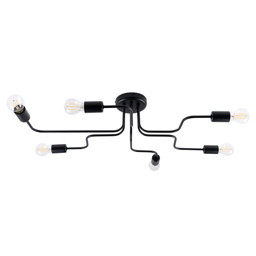 [SL.1447] Chandelier VECTOR 6 black