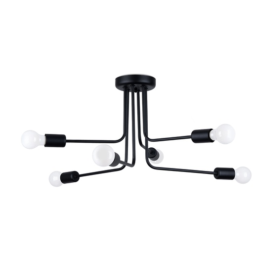[SL.1452] Chandelier NORAH 6 black