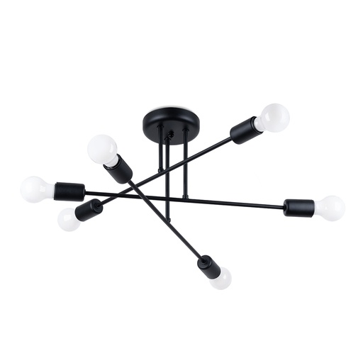 [SL.1453] Chandelier NORAH 6R black