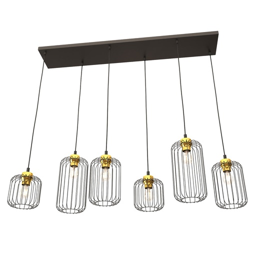 Vander 6 Bl Gold pendant lamp