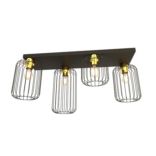 Barn 4 Bl Gold ceiling lamp