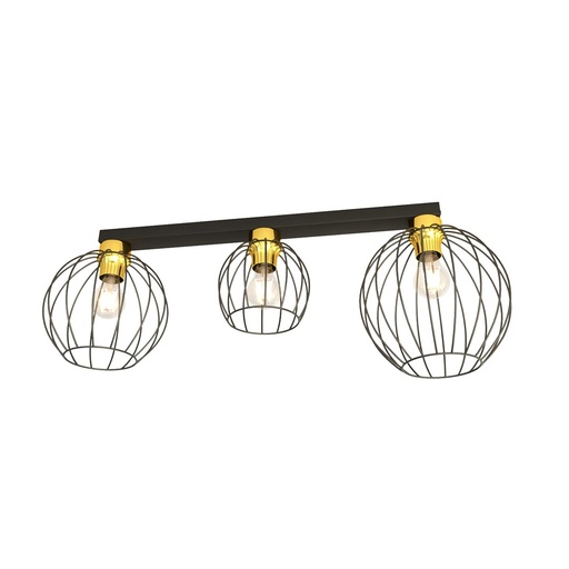 Nest 3 Bl Gold ceiling lamp