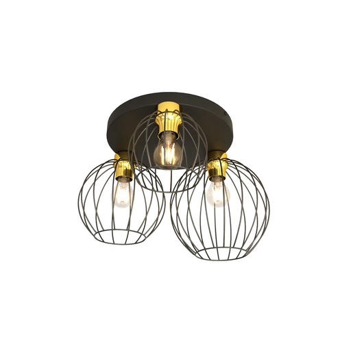 Nest 3Prem Bl Gold ceiling lamp