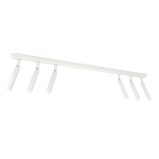 Ivi 6 White ceiling lamp