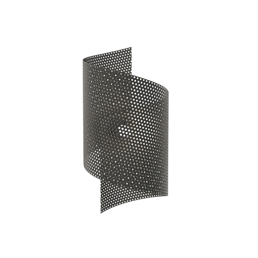Spiral Black wall lamp