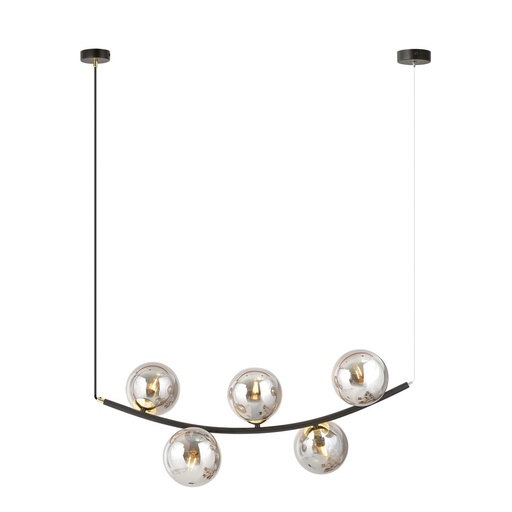 [1297/5] Ritz 5 Bl Grafit pendant lamp