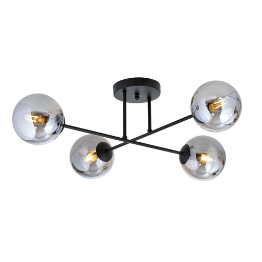 [1245/4] Roma 4 Bl Grafit ceiling lamp