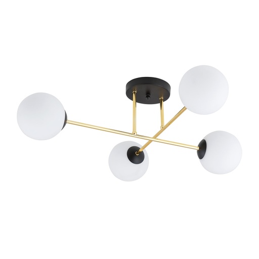 [1233/4] Magnum 4 Bl Opal ceiling lamp