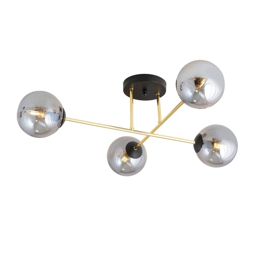 [1269/4] Magnum 4 Bl Grafit ceiling lamp