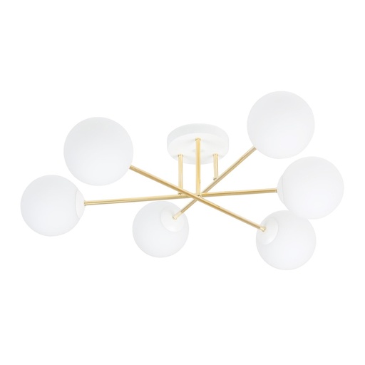 [1234/6] Magnum 6 Wh Opal ceiling lamp